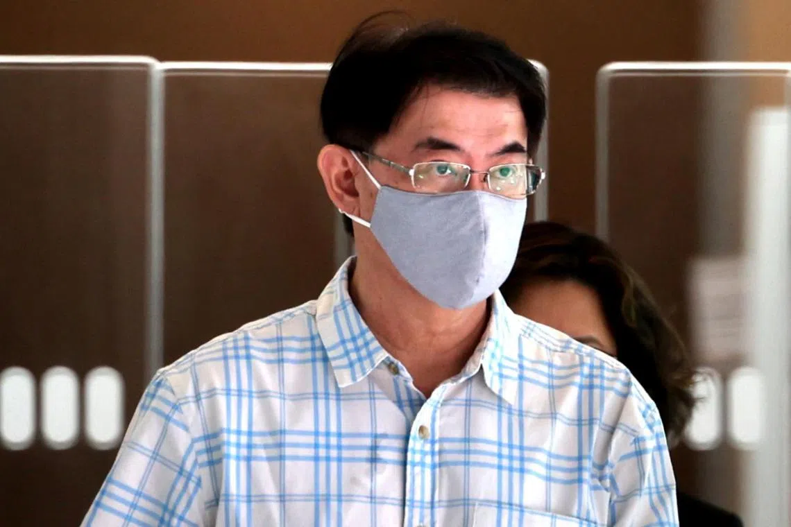 Tan Boon Lee pleaded guilty to making racist remarks against an interracial couple in an incident in 2021.