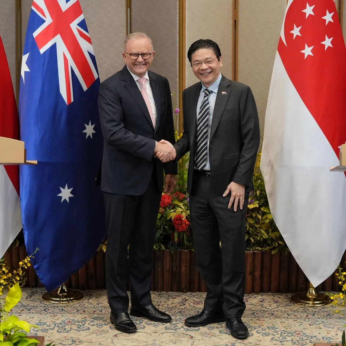 PM Lawrence Wong thanked his Australian counterpart Anthony Albanese for his assurance that Australia will continue supplying Singapore with LNG.