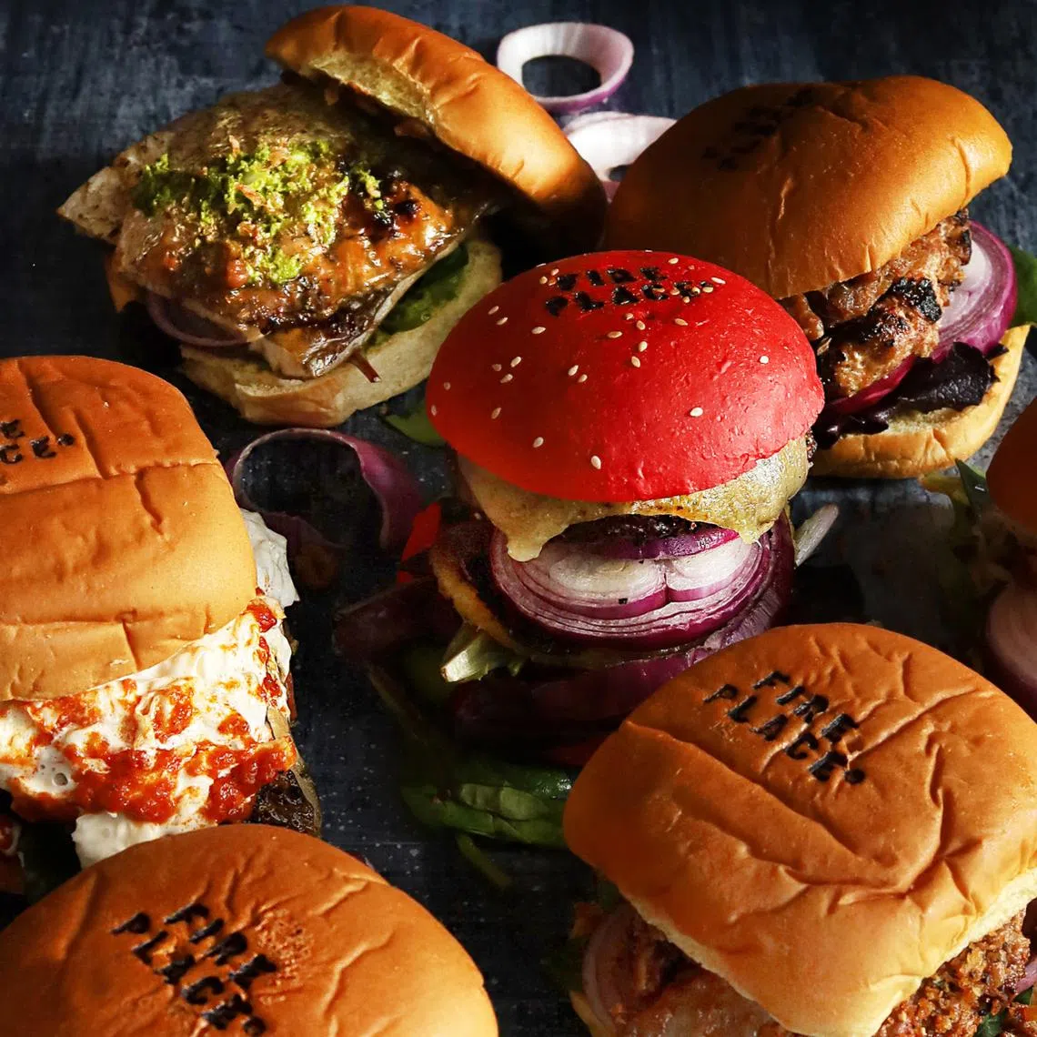 Burgers from Fireplace by Bedrock. 