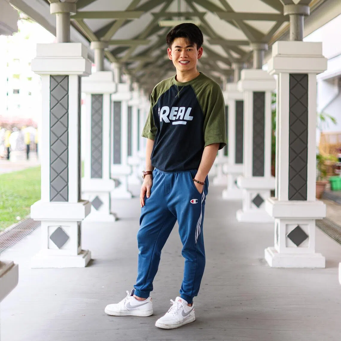Profile of filmmaker Cho Jun Ming, 29, at Toa Payoh North on Feb 10, 2026. ST PHOTO: BRIAN TEO