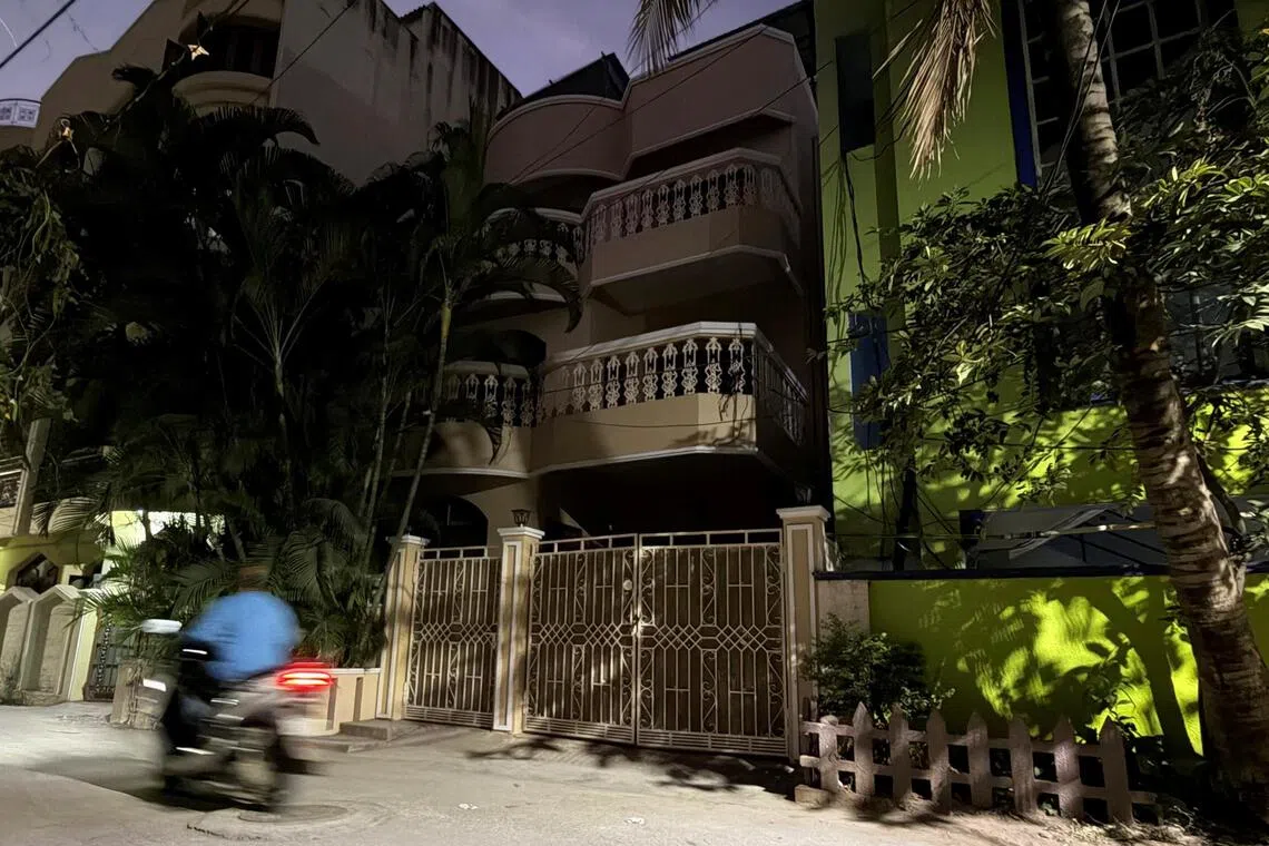 The house one of two gunmen behind the Dec 14 Bondi Beach mass shooting in Hyderabad, India.