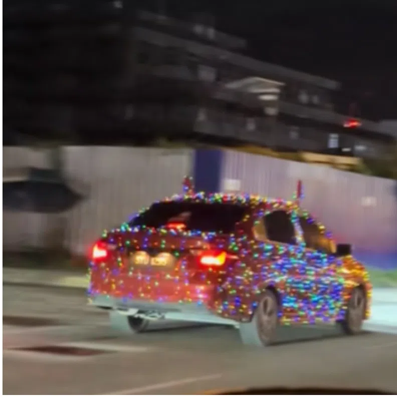 The videos received thumbs-ups from online commenters, who commended the cars’ owners for bringing festive cheer to the roads.   