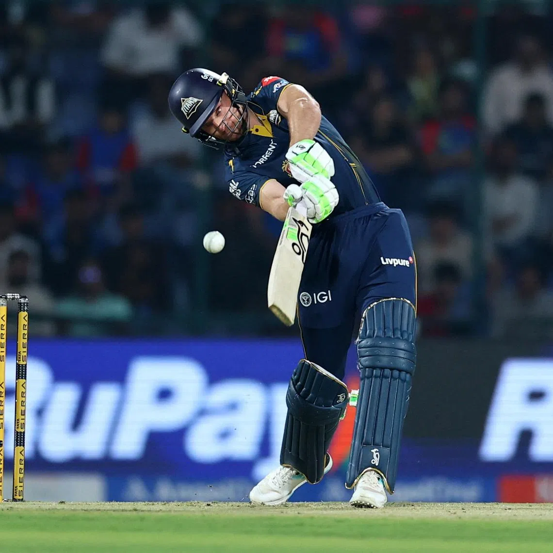Cricket - Indian Premier League - IPL - Delhi Capitals v Gujarat Titans - Arun Jaitley Stadium, New Delhi, India - April 8, 2026 Gujarat Titans' Jos Buttler in action REUTERS/Anushree Fadnavis