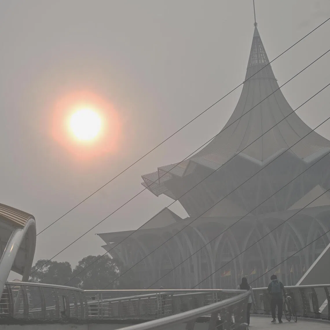 This is the second time in two weeks that schools in Sarawak have been closed due to the haze.