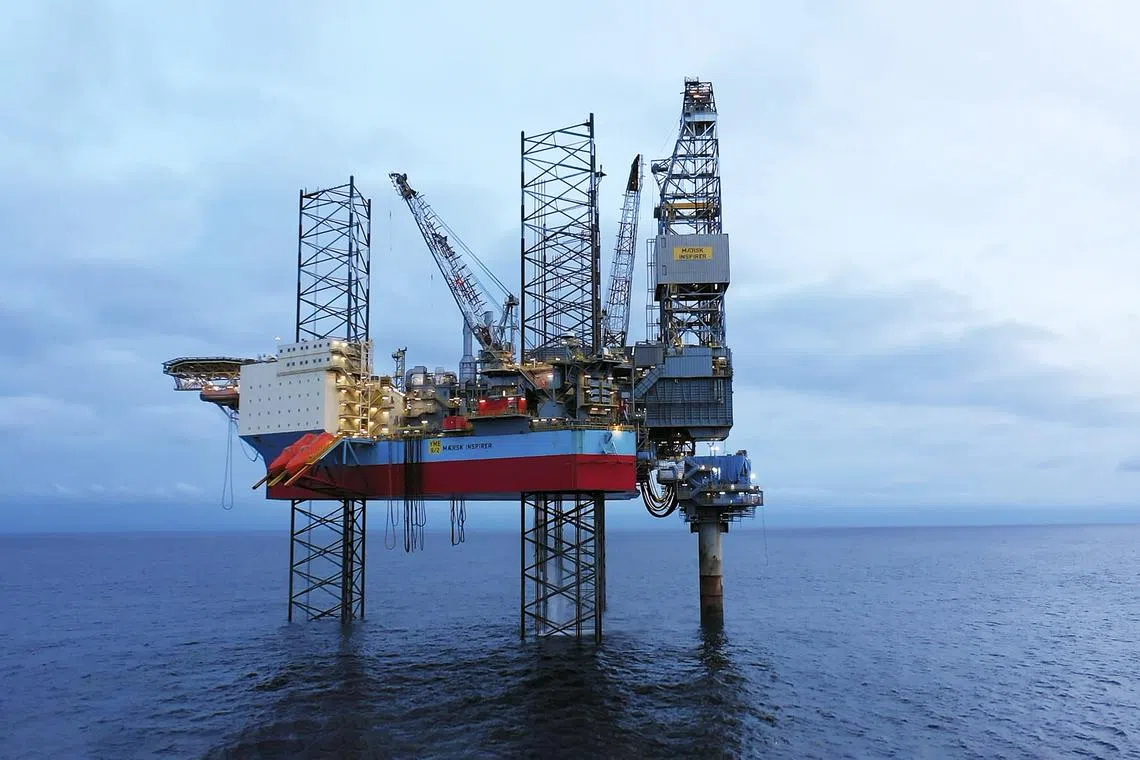 An oil platform operated by a Norwegian subsidiary of Singapore's Rex International. The company tops the list in terms of absolute growth.