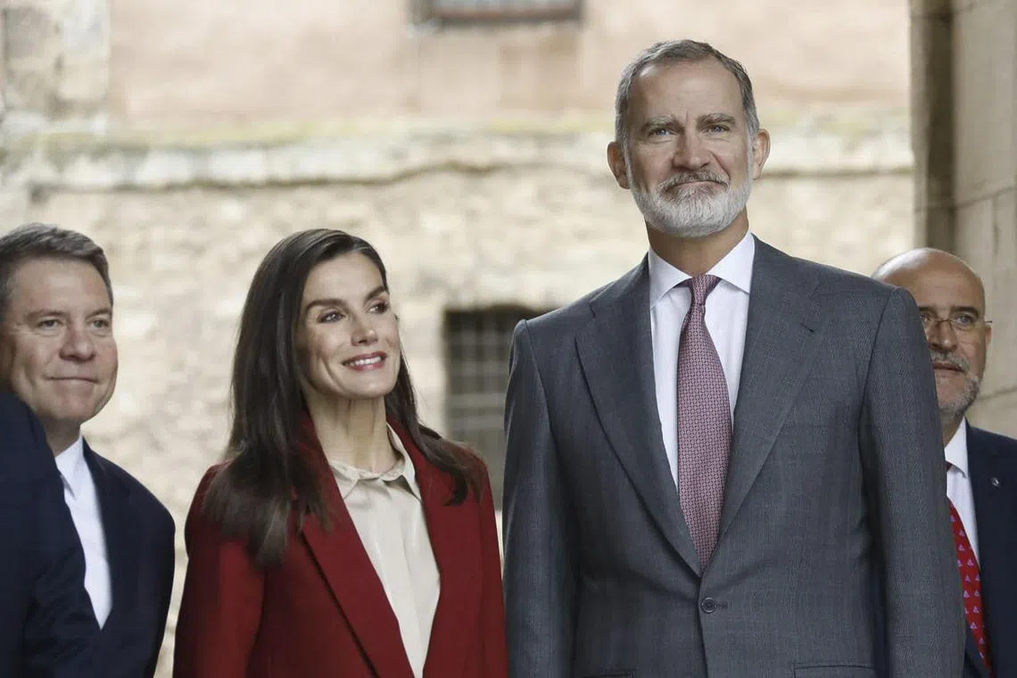 Spain's King Felipe VI and Queen Letizia were pelted with mud by angry locals while visiting the flood zone in November with Spain's prime minister.