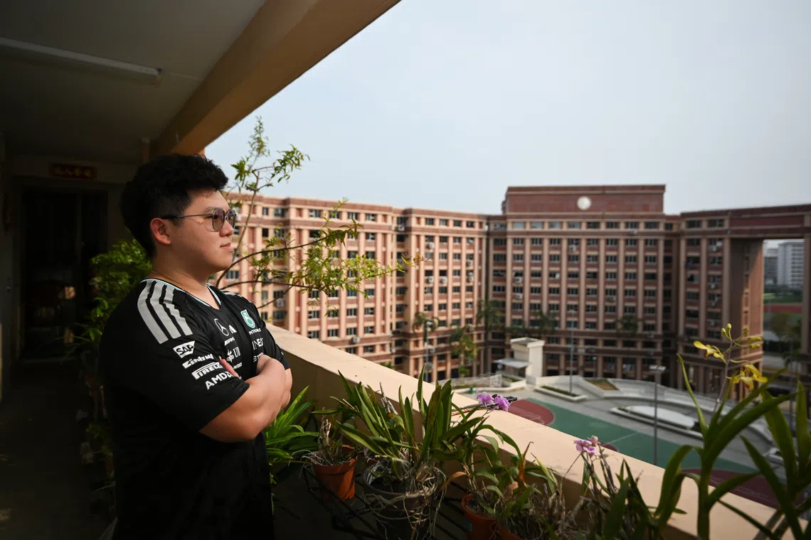 Civil servant Justin Quek, 28, resident of Block 497A Tampines Street 45 on Sept 19.