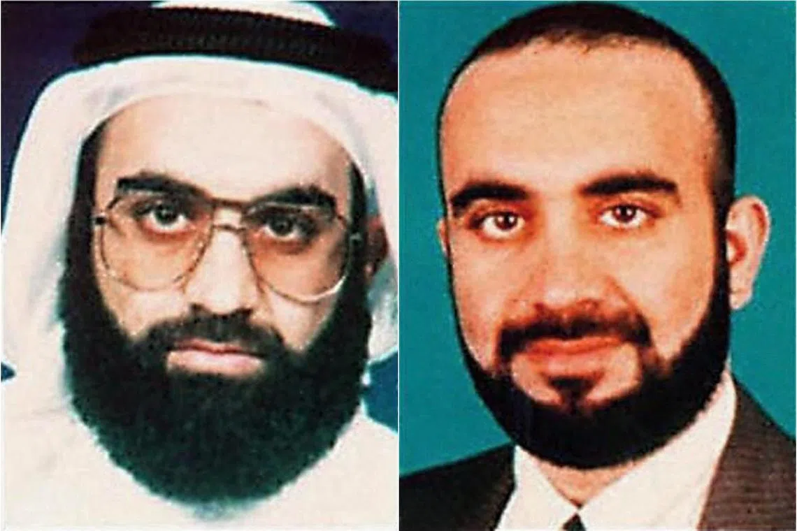 An undated FBI file image shows Khalid Shaikh Mohammed, as he appeared on the FBI's Most Wanted Terrorists website.