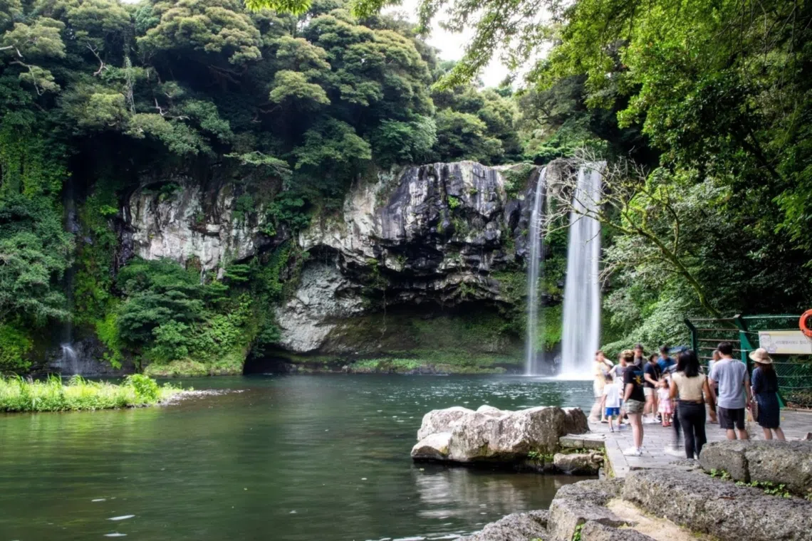 Cheonjiyeon Falls on South Korea’s Jeju Island to be closed at night after fatal fall