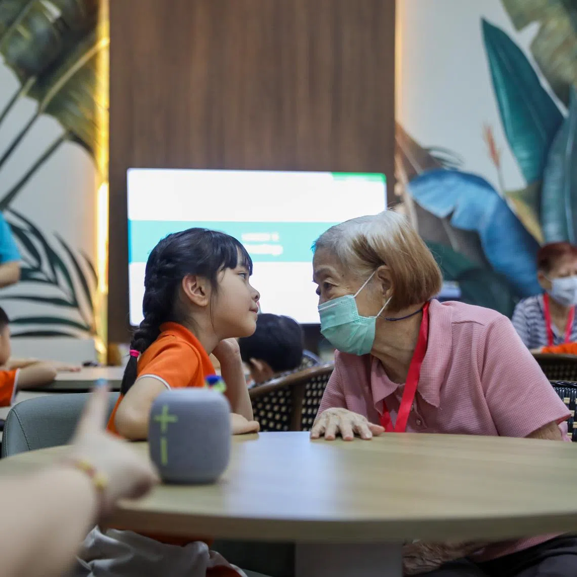 The dialect lesson are part of an Intergenerational Programme by NTUC Health and NTUC First Campus which run elder care and childcare centres respectively. 