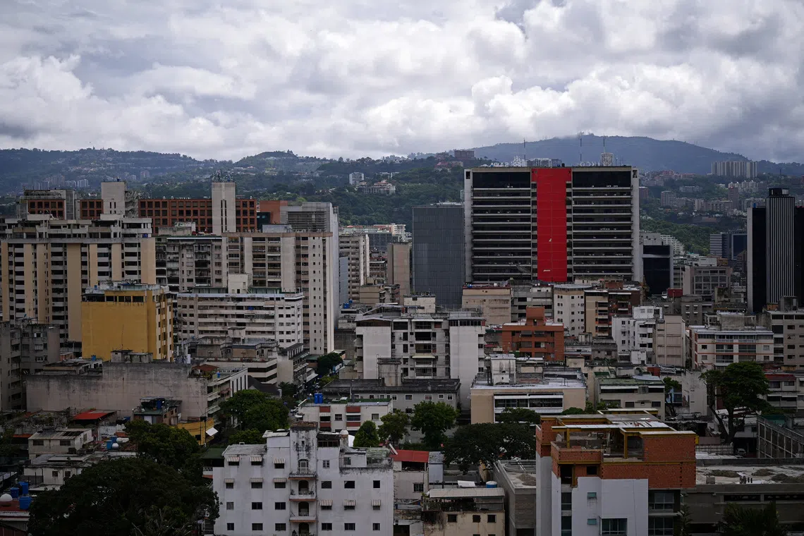A view of the city, after U.S. President Donald Trump said on Saturday that the airspace above and around Venezuela would be completely closed, amid rising tensions between the Trump administration and the government of Venezuelan President Nicolas Maduro, in Caracas, Venezuela, November 29, 2025. REUTERS/Gaby Oraa