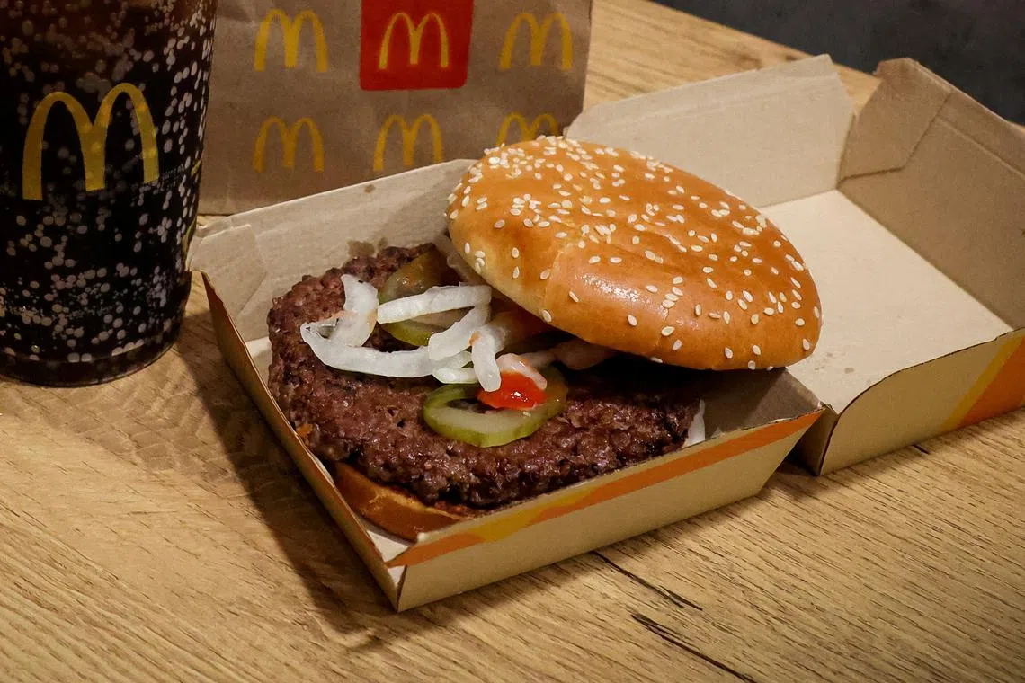 The outbreak was likely a result of the slivered onions used in the Quarter Pounder.
