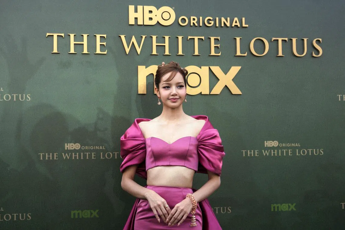 Blackpink’s Lisa plays a receptionist with big dreams in the hit HBO series The White Lotus.