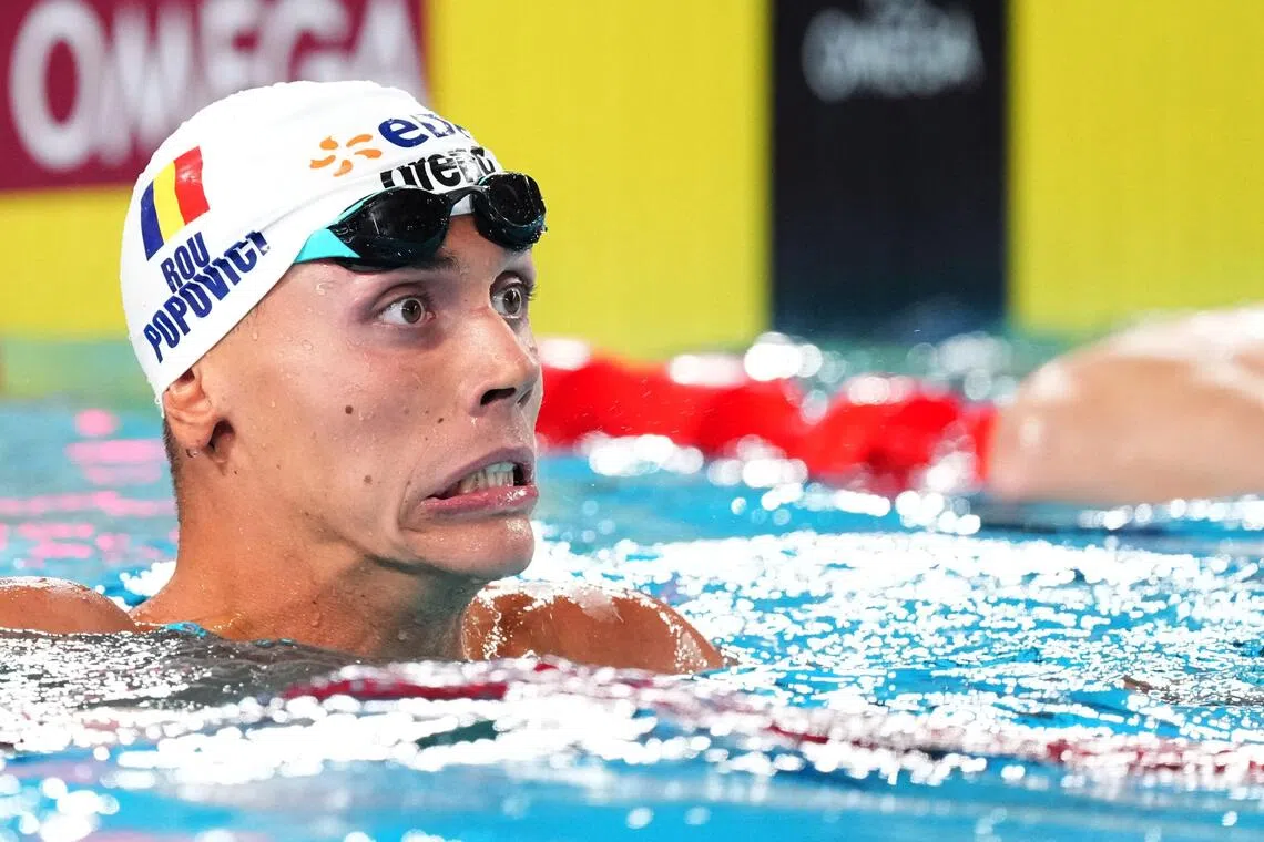 Popovici, Quadarella mine more gold at European Championships as Marchand flexes in butterfly