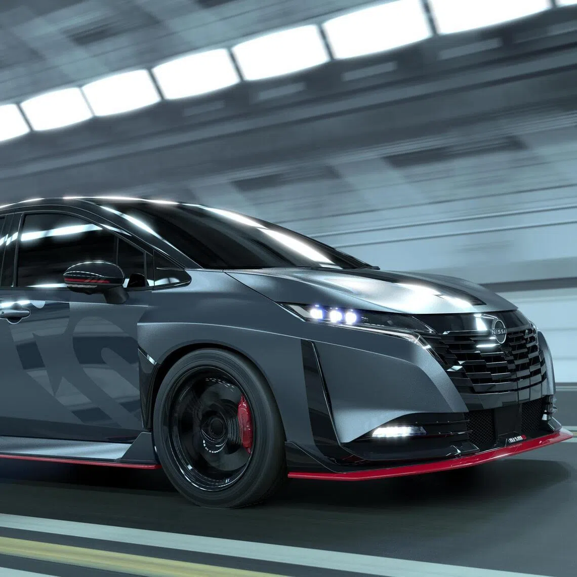 ntfast16 - Nissan Aura Nismo RS - The Nissan Aura Nismo RS Concept is a beefed up version of the compact hatchback unveiled at the Tokyo Auto Salon on Jan 9, 2026. 

Credit: Nissan