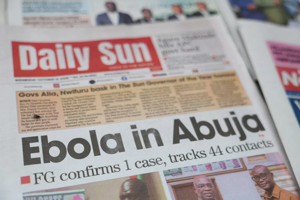 The Nigerian case involves a Ugandan woman who arrived in Nigeria’s capital Abuja via Addis Ababa on Oct 5.