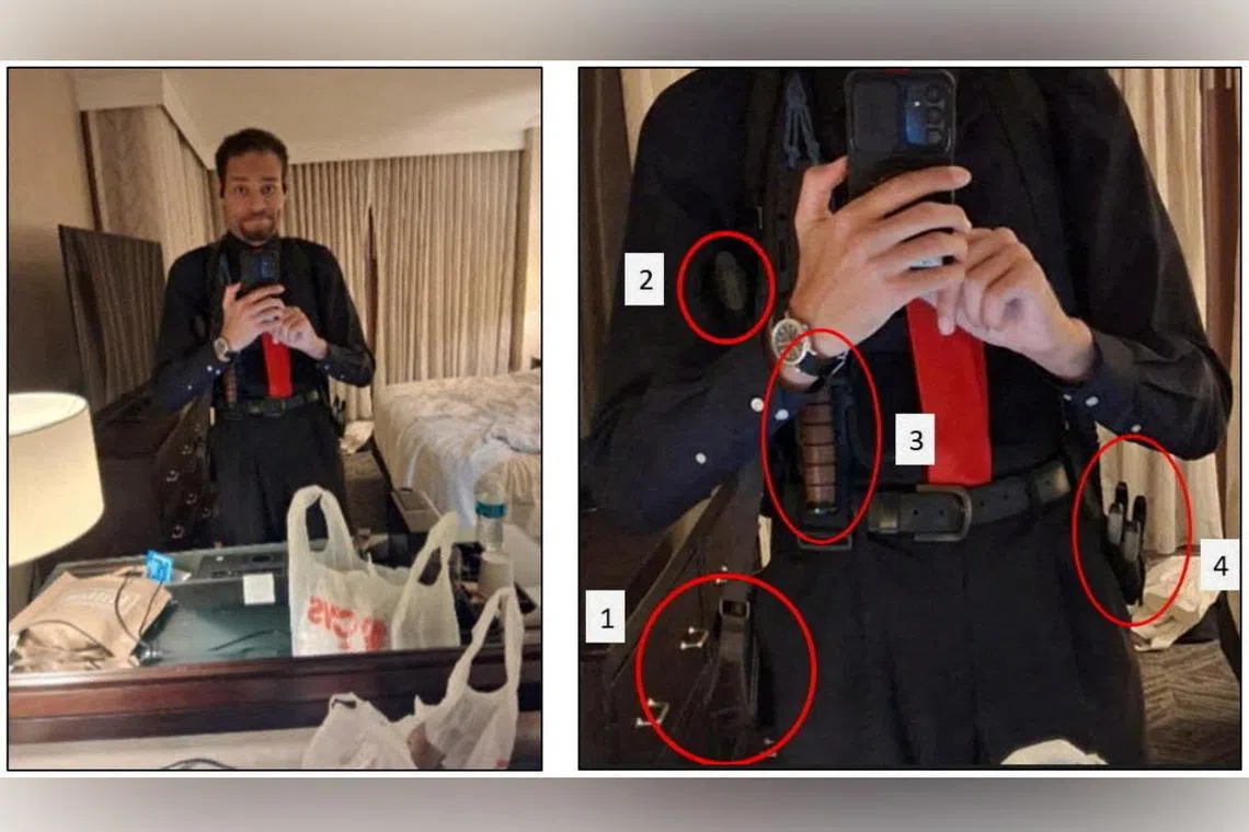 An image released by the US Department of Justice on April 29 showing Cole Tomas Allen, the suspect in the Washington shooting incident appearing in a selfie picture.