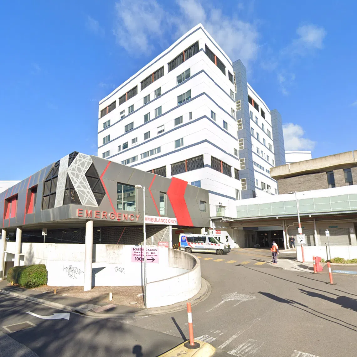 The Austin Hospital's emergency department, where the victims were allegedly recorded while in the toilet.