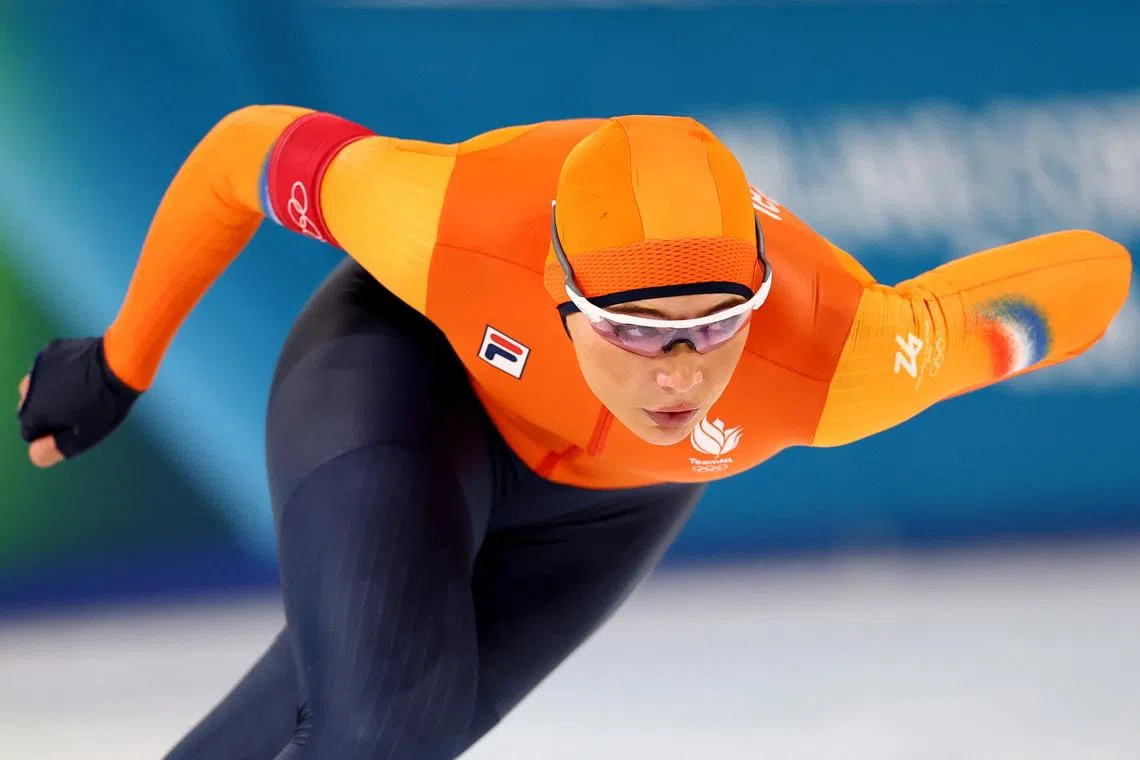 Speed skating: Netherlands’ Leerdam channels expectations to win gold at Winter Olympics