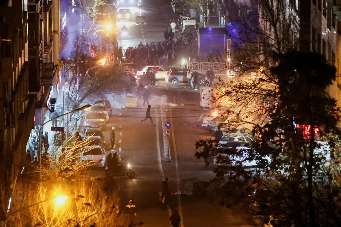 Anti-government protests in Iran in January were sparked by economic grievances in the sanctions-hit country.