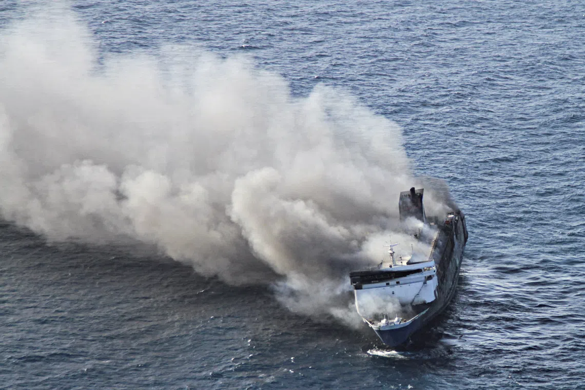 Search continues for 28 still missing after ferry catches fire in Indonesia’s Madura island