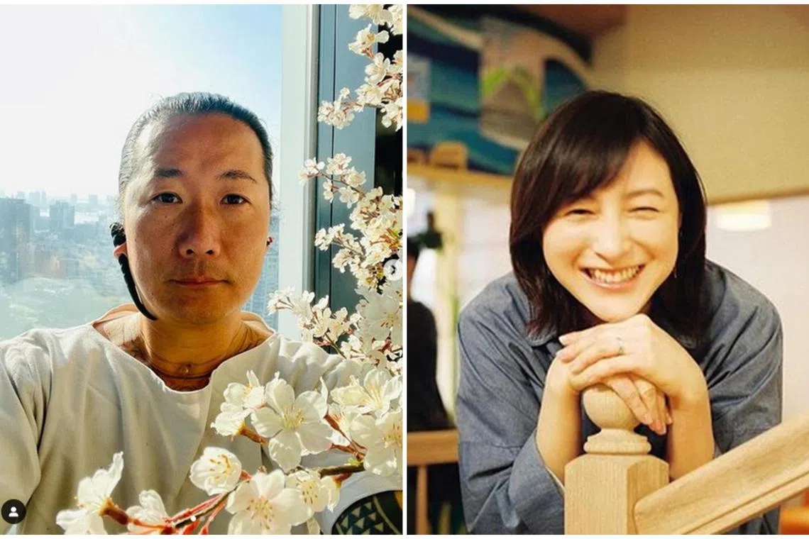 Candle June (left) said he was unable to fully interact with his children for two months during his divorce with Ryoko Hirosue.