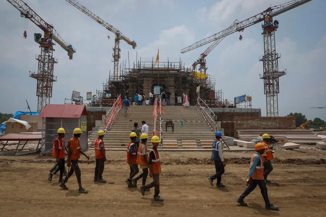 The first phase of the Ram Temple will be completed in December and will open to devotees in January.