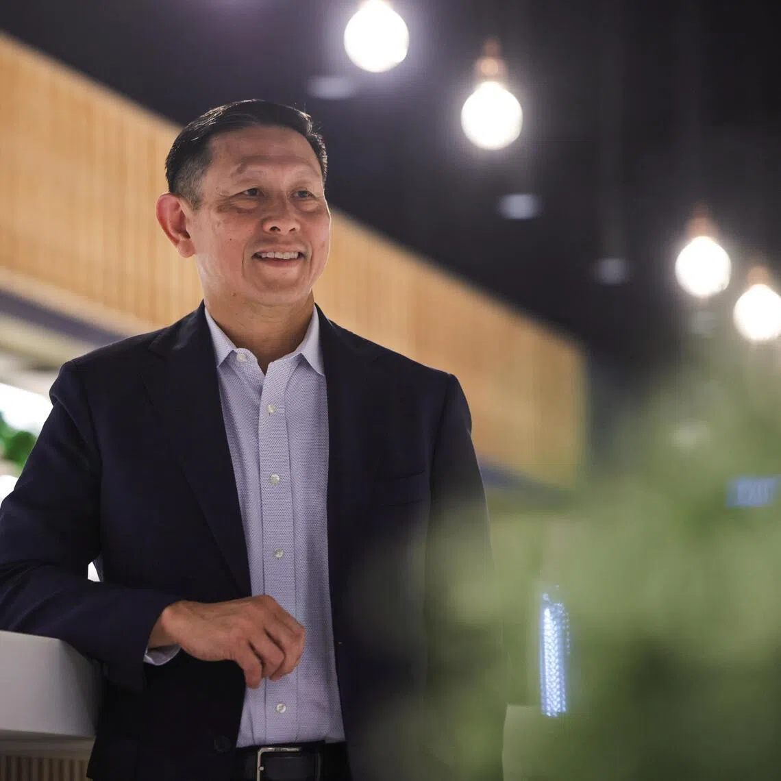 ST20260112_202683200837: Gin Tay /itsingtel/ Irene Tham/
Portraits of Singtel Singapore CEO Ng Tian Chong, 61, photographed at Singtel office in Singapore Post Centre, Jan 12, 2026.