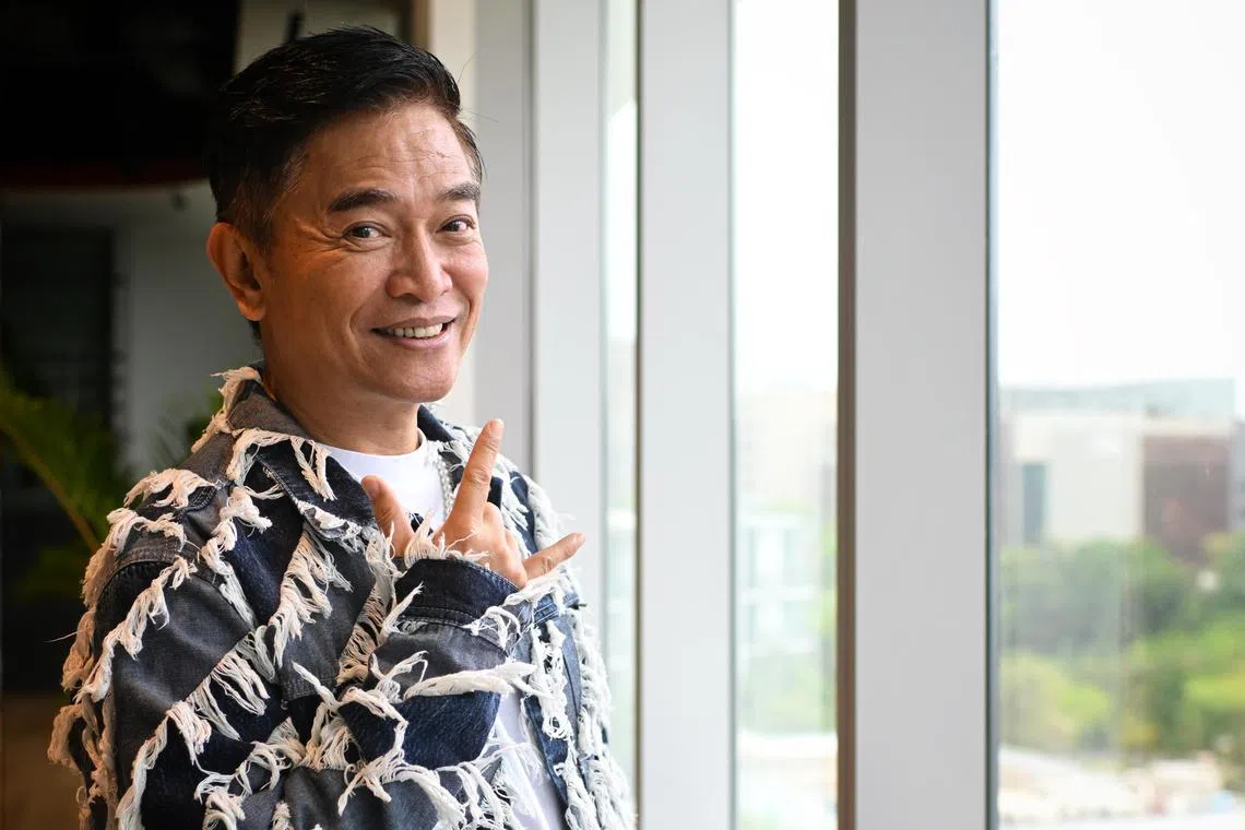 ST20240216_202425908811/jajacky/Shintaro Tay/Jan Lee/
Veteran Taiwanese host Jacky Wu, photographed at Shoppee’s Galaxis office on Feb 16, 2024.