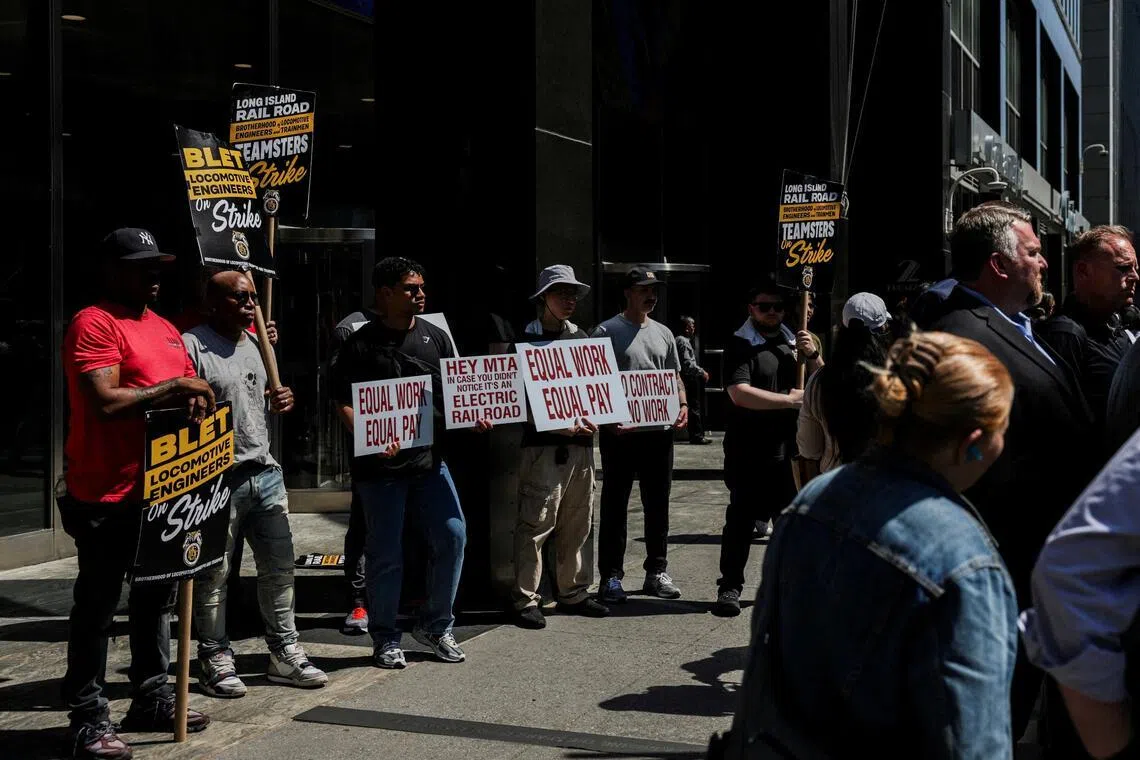 The workers said they had not received any wage increases in three years.