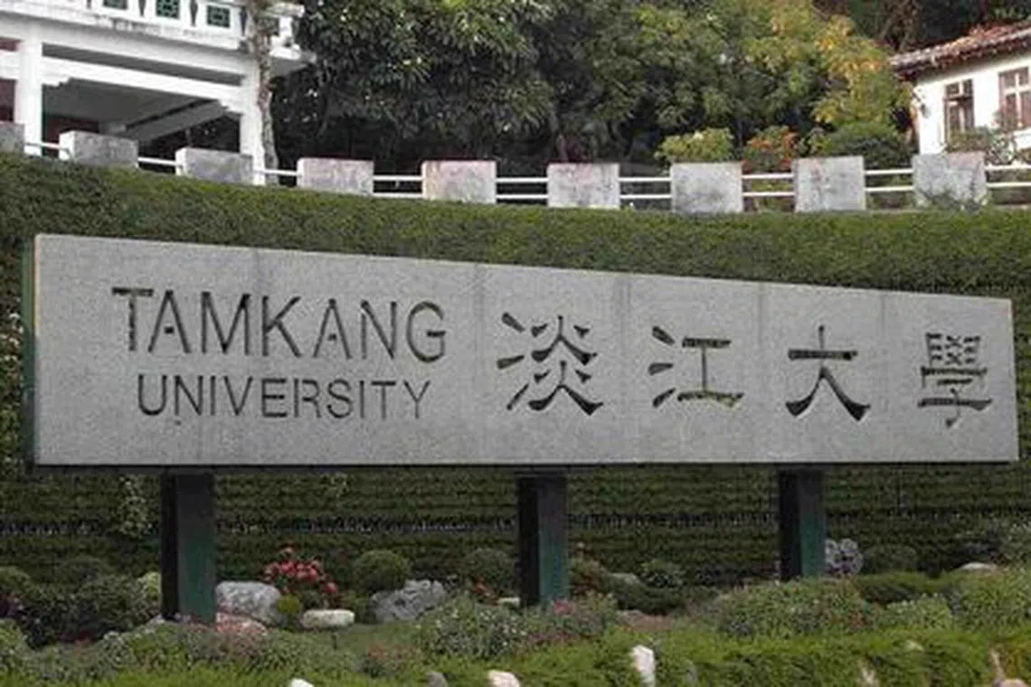 Tamkang University in New Taipei City is one of the schools that saw an increase in inquiries from students and their parents.