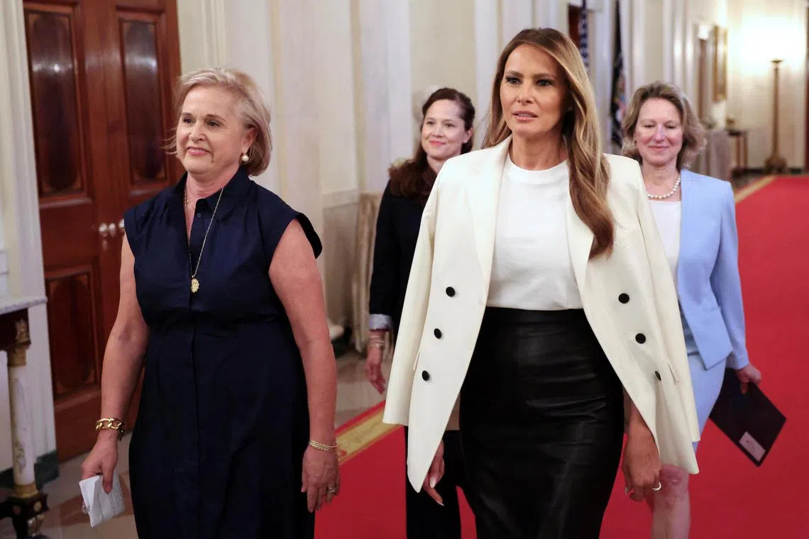 two people with knowledge of Mrs Melania Trump’s schedule said she had spent fewer than 14 days at the White House since her husband was inaugurated on Jan 20