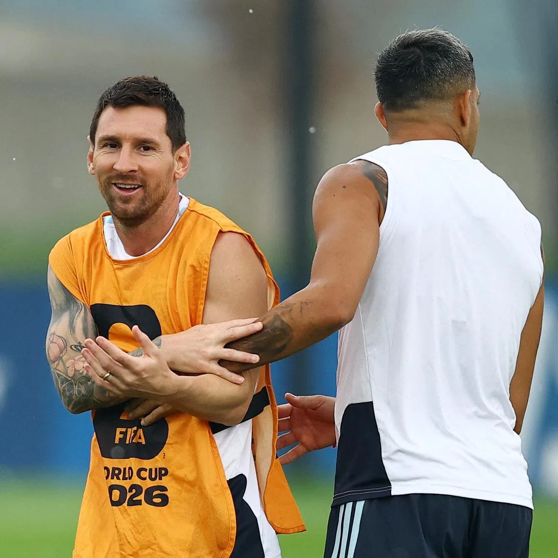 Soccer Football - FIFA World Cup 2026 - Final - Argentina Training - Red Bulls Academy, Morristown, New Jersey, U.S. - July 18, 2026 Argentina's Lionel Messi during training REUTERS/Agustin Marcarian