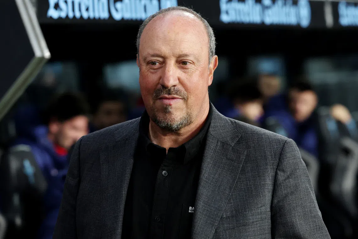 Soccer Football - LaLiga - Celta Vigo v Atletico Madrid - Estadio de Balaidos, Vigo, Spain - October 21, 2023 Celta Vigo coach Rafael Benitez before the match REUTERS/Isabel Infantes