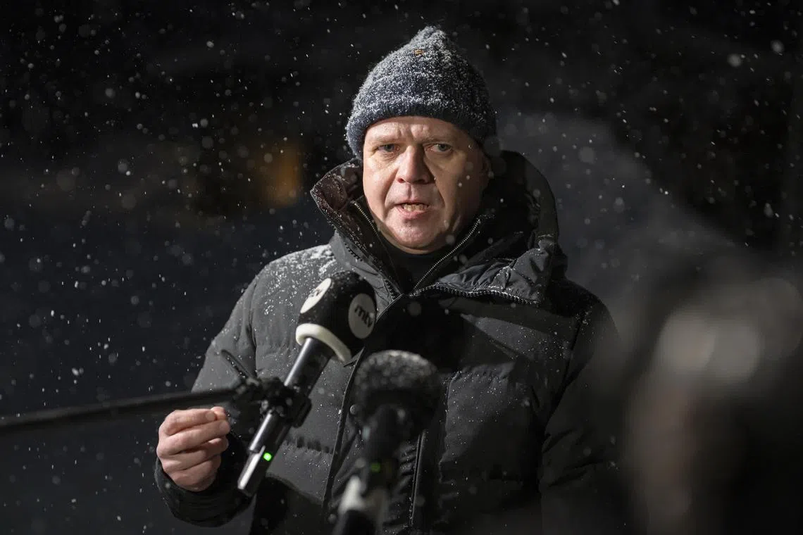 Finland’s Prime Minister Petteri Orpo said the power outage had not affected electricity supplies for Finns.