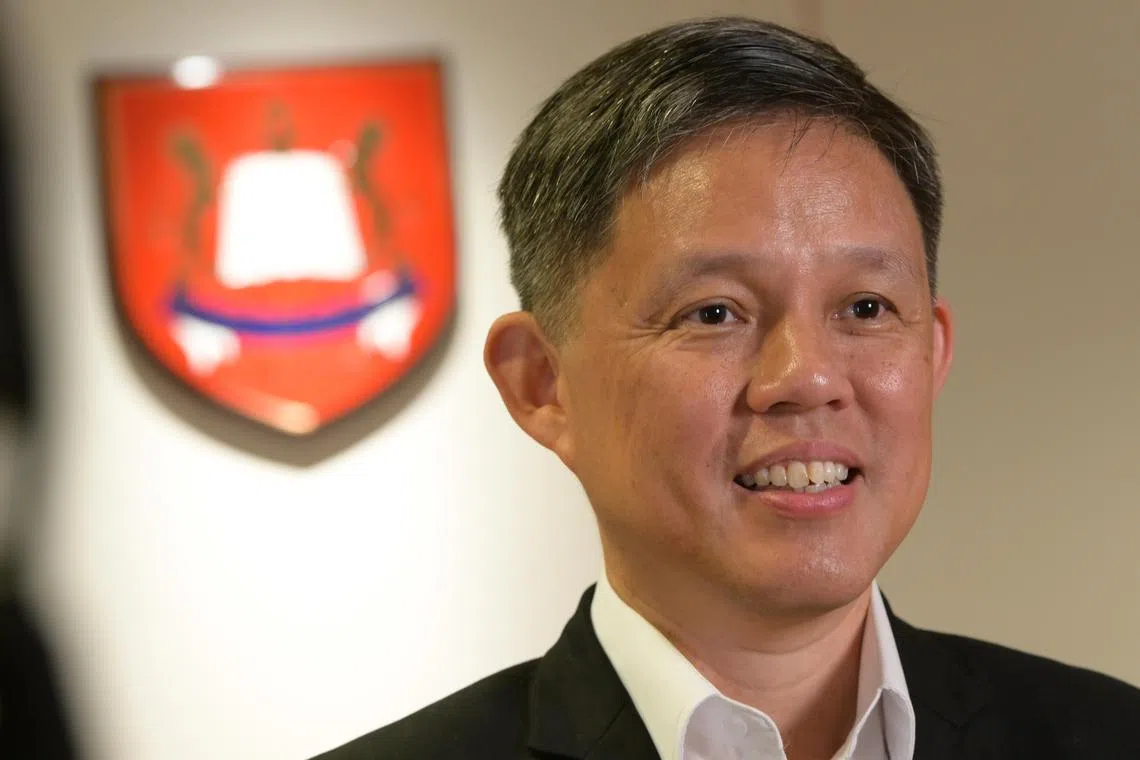 Education Minister Chan Chun Sing's hope is that parents can work with teachers to give children space to grow and the chance to be independent. 