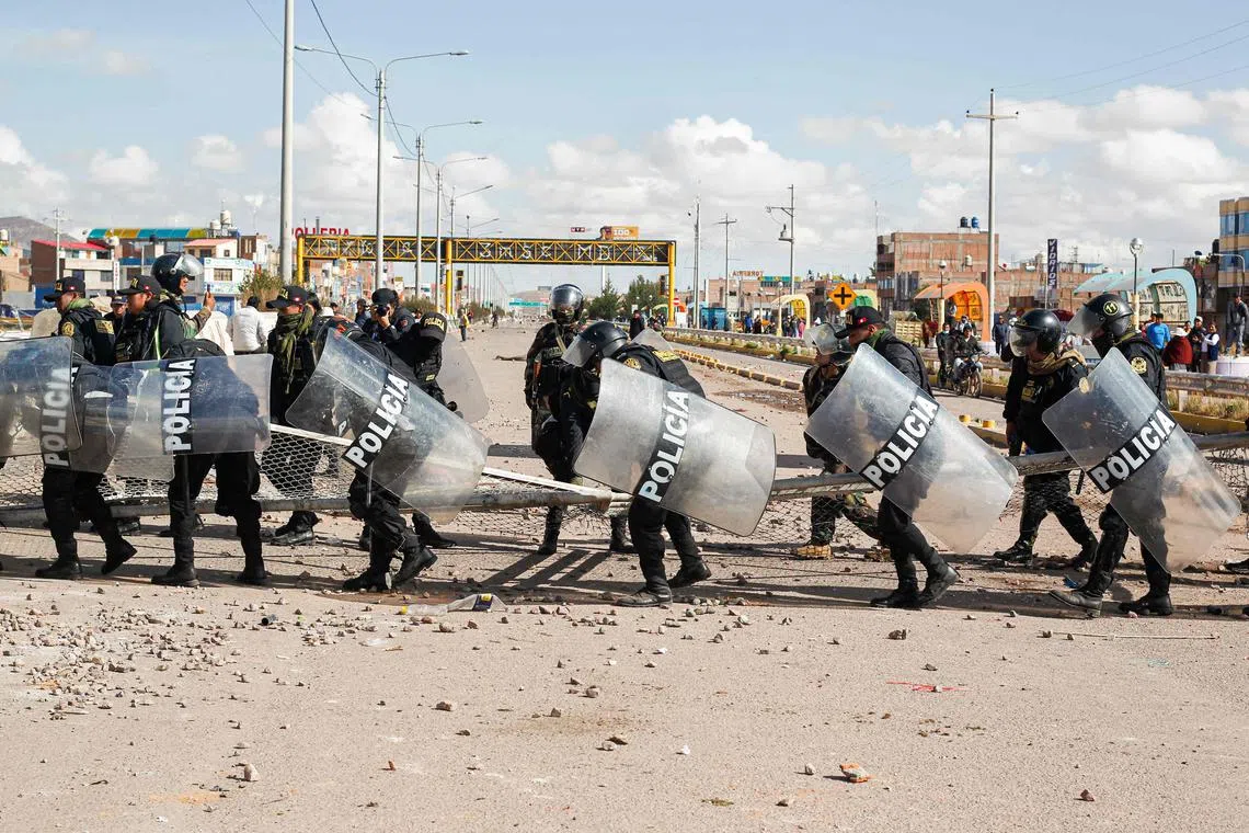 Protests resumed last week after a holiday lull. 