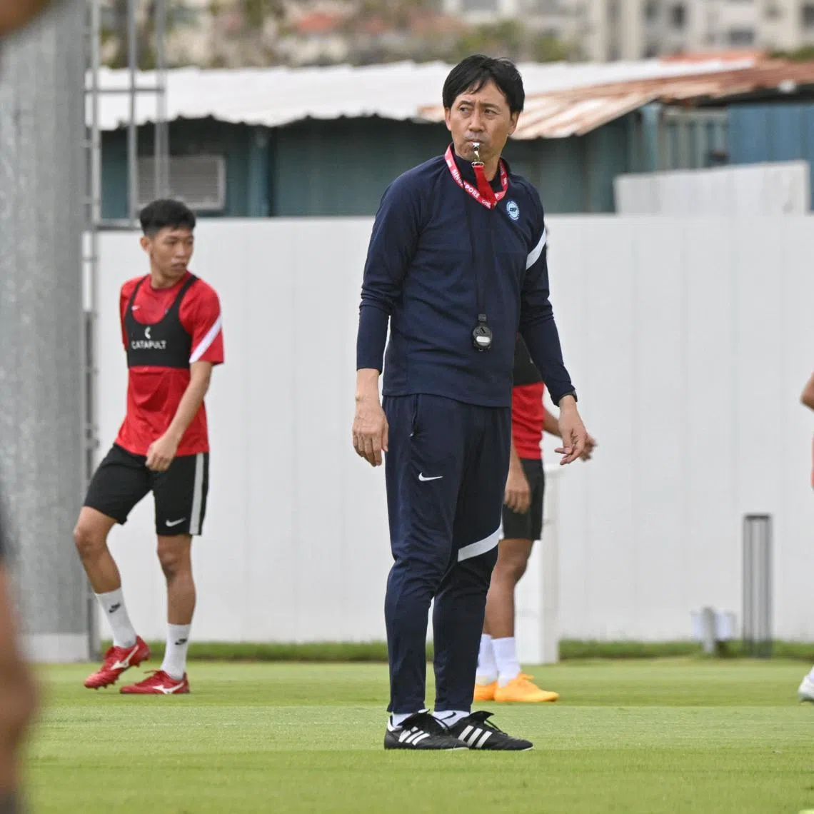 Takayuki Nishigaya during the national team training session at Kallang Football Hub on 21 December 2022.



/Singapore scene-setter ahead of Asean Football Federation Championship - featuring what the senior players have to say about leading the team and the legacy they hope to leave behind
