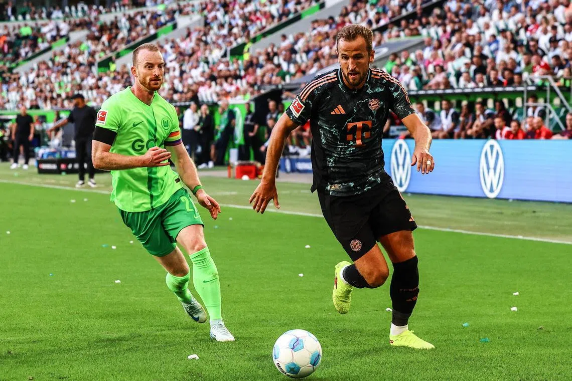 Bayern Munich striker Harry Kane scored 36 goals in the previous German Bundesliga season.