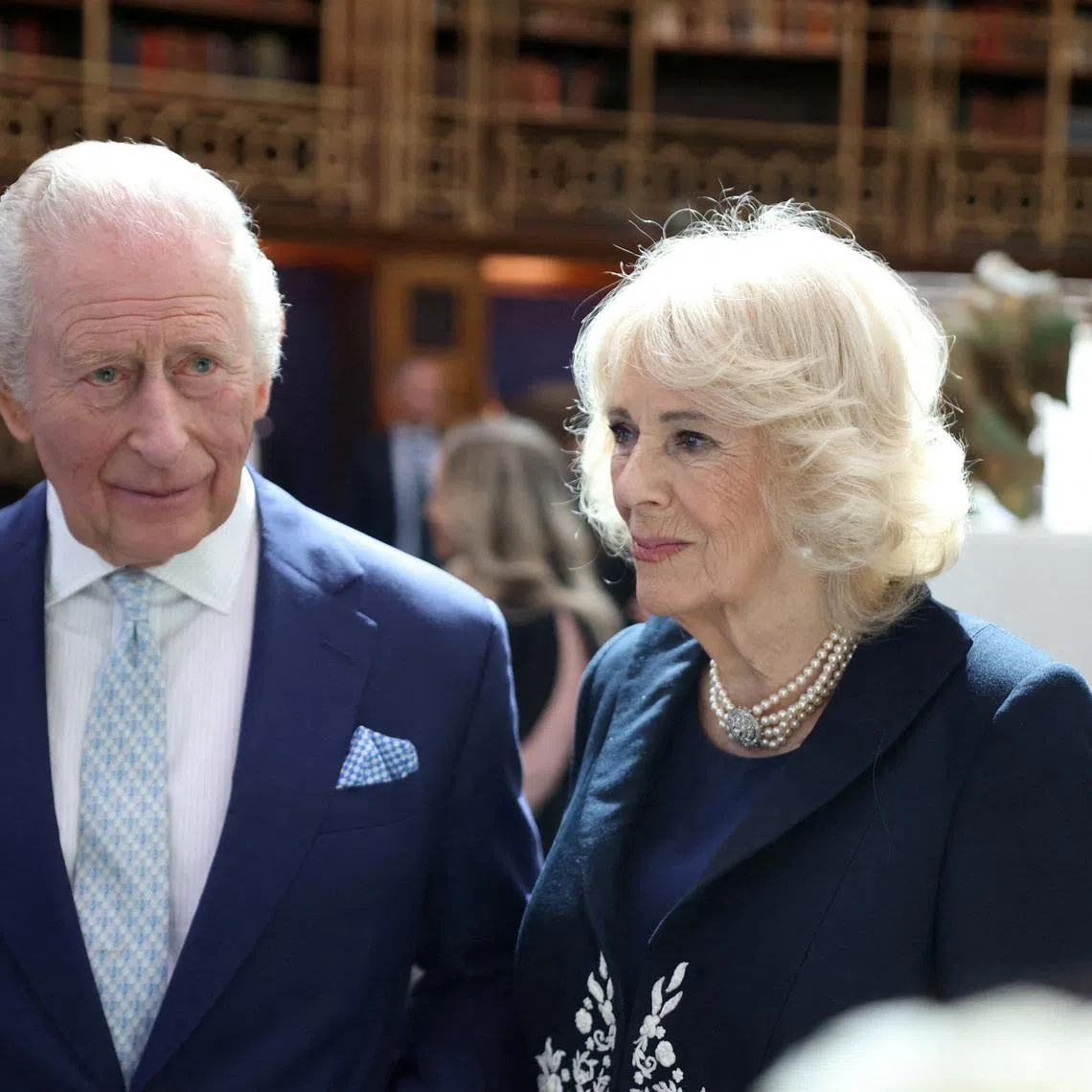 Britain's King Charles III and Queen Camilla will arrive in Washington on April 27.