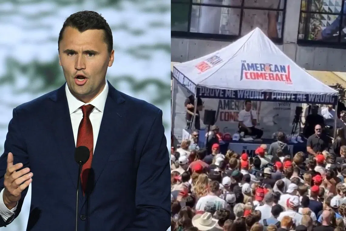 Conservative commentator Charlie Kirk shot at US university event, NBC News reports