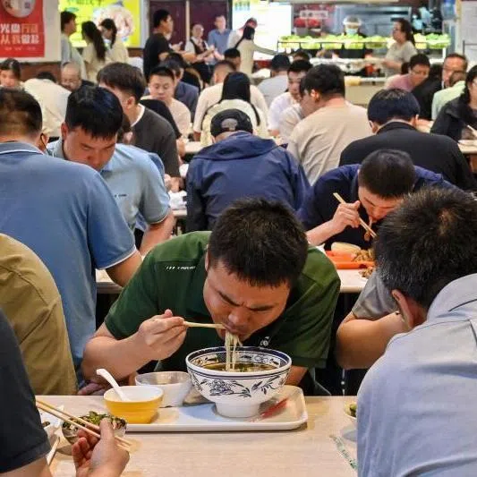 Noodles have long been a staple in the Chinese diet. But now a growing middle class is increasing demand for salmon, blueberries and avocados. 