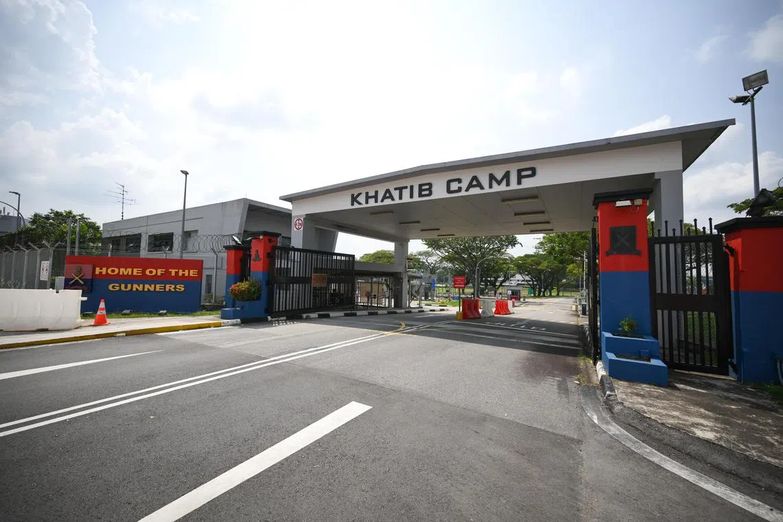 Khatib Camp was built in 1983, and is the headquarters of the Singapore Artillery.