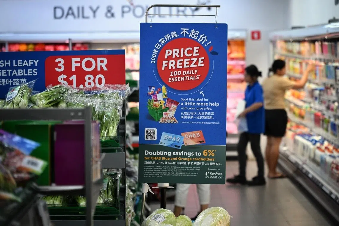 FairPrice had earlier frozen prices for 100 daily essentials in April, before expanding the prize freeze to 300 till the end of May.