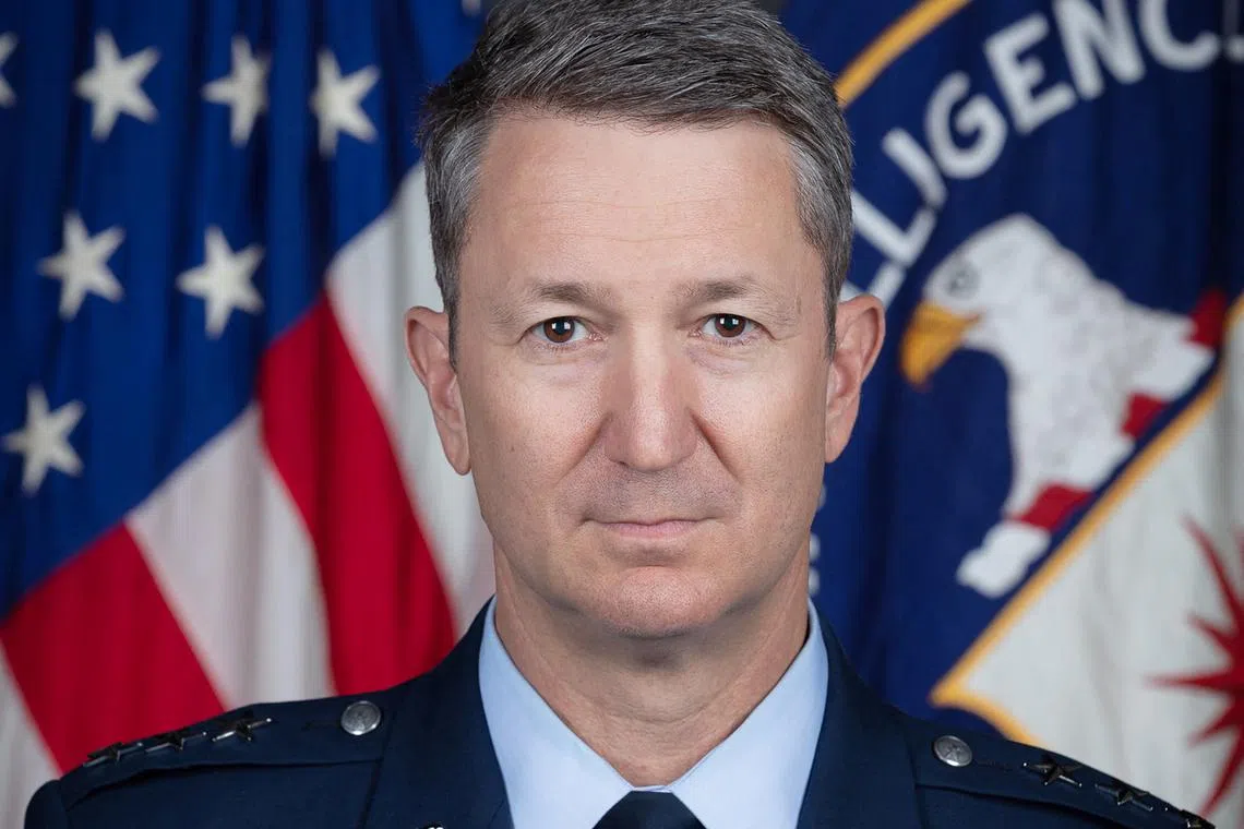 Former U.S. Air Force Lieutenant General Dan \"Razin\" Caine, nominated by U.S. President Donald Trump to be chairman of the Joint Chiefs of Staff, replacing Air Force General C.Q. Brown, poses in a undated official portrait. U.S. Air Force/Handout via REUTERS/File Photo