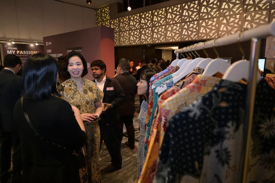 Local entrepreneur Desleen Yeo from YeoMama Batik at a CIMB event on Sept 16, 2025 at Hilton Hotel.