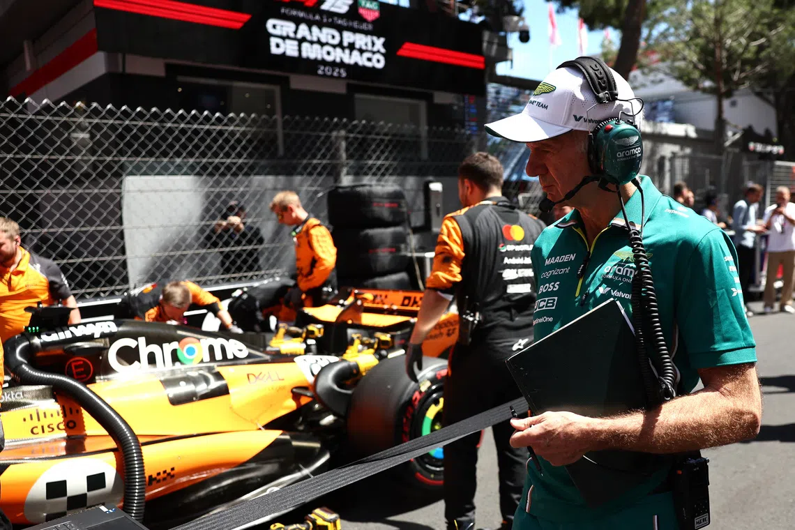Formula One F1 - Monaco Grand Prix - Circuit de Monaco, Monaco - May 25, 2025 Aston Martin managing technical partner Adrian Newey before the race REUTERS/Jakub Porzycki
