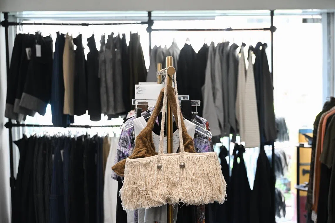 Incoleur stocks some 10 to 12 independent brands and an assortment of second-hand clothes.
