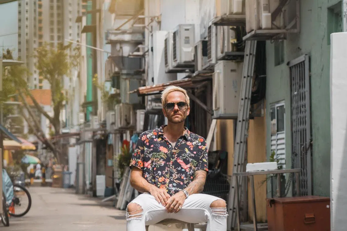 American pop artist Matt Gondek is in Singapore to attend street culture convention, Culture Cartel. PHOTO: CULTURE CARTEL 2022