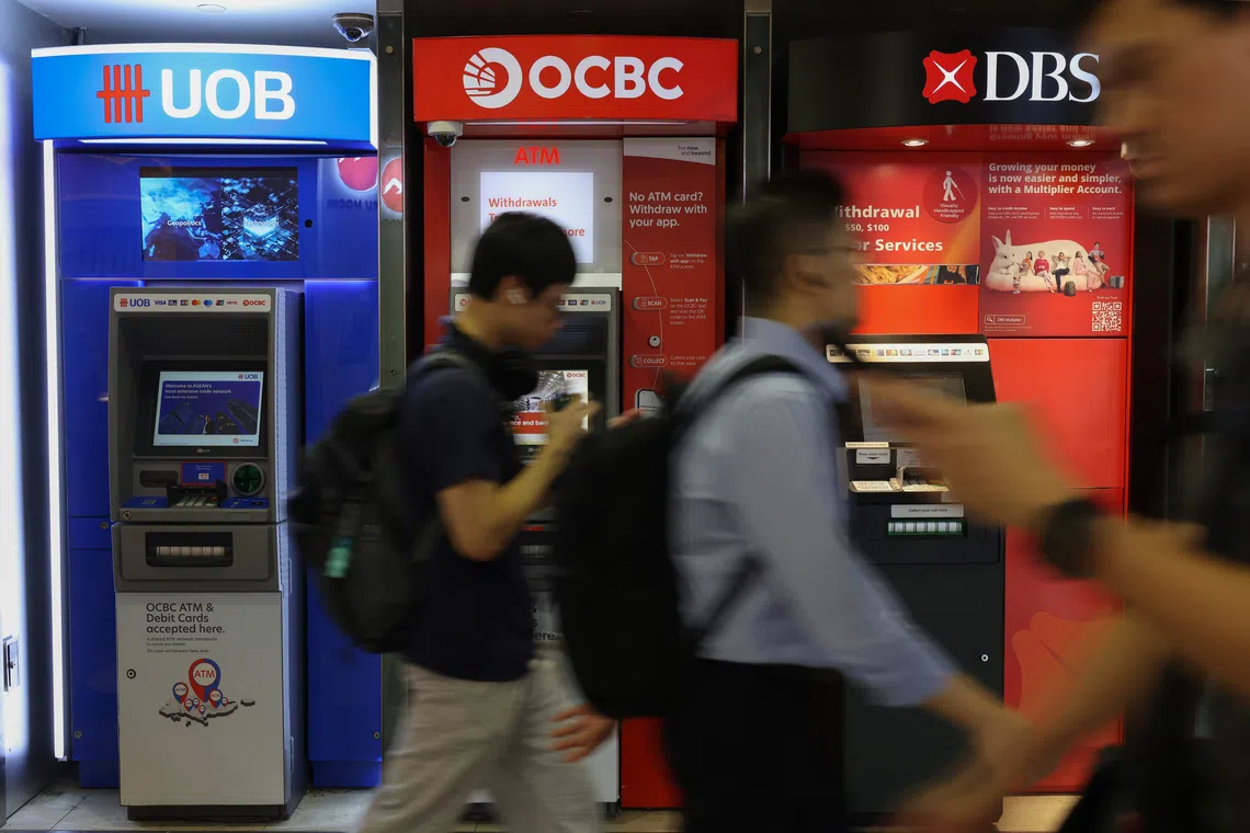 All three lenders were down more than 4% by midday on Oct 8.